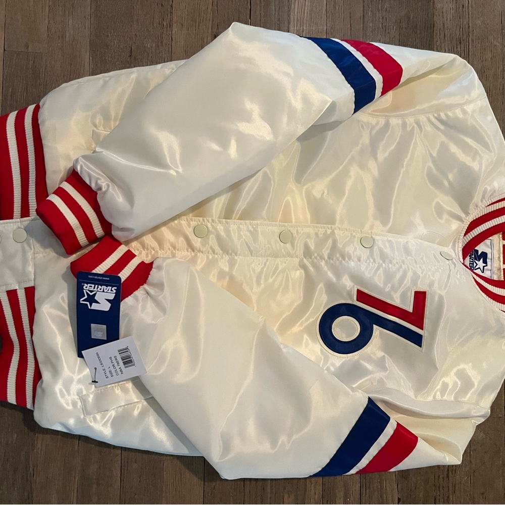 Starter Philly 76ers jacket, men’s size Large - Picture 9 of 10